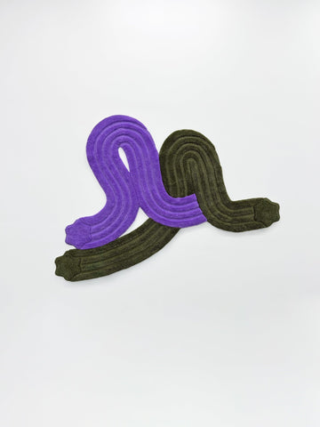 Entwine Rug Green + Purple - Form&Seek