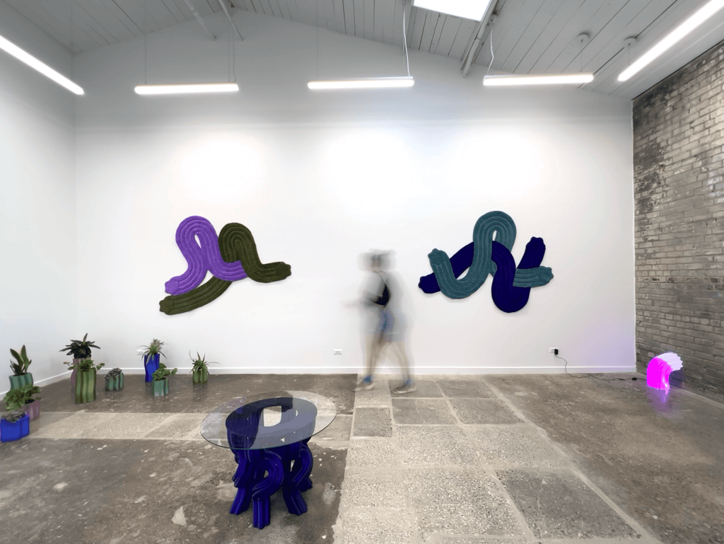 Entwine Rug Green + Purple - Form&Seek