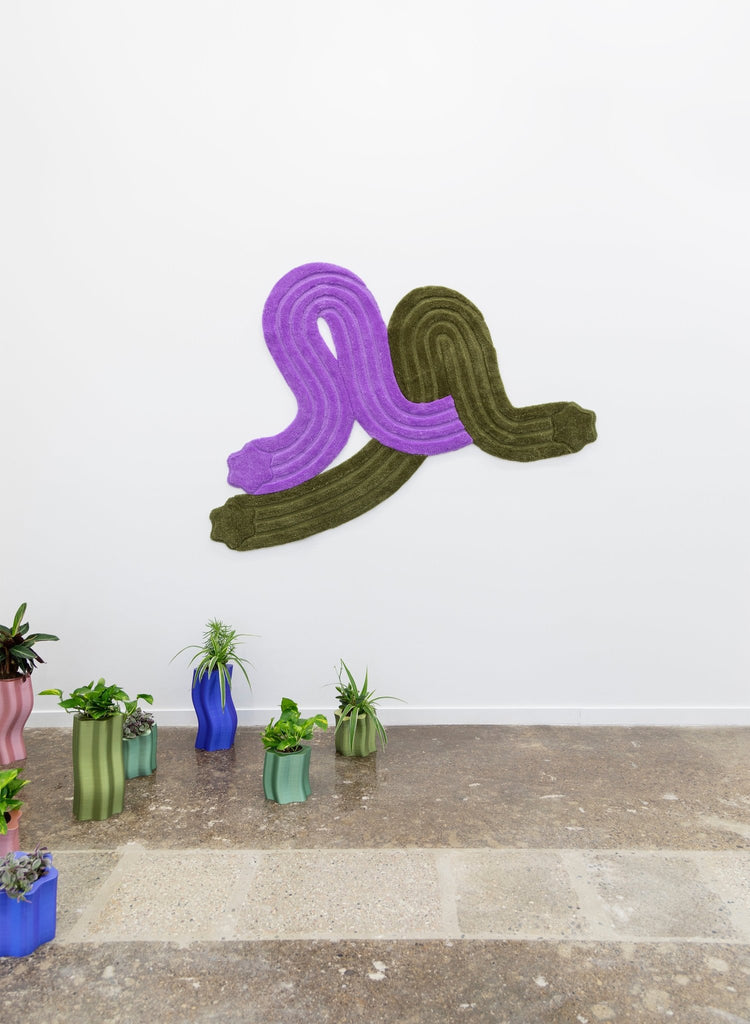 Entwine Rug Green + Purple - Form&Seek