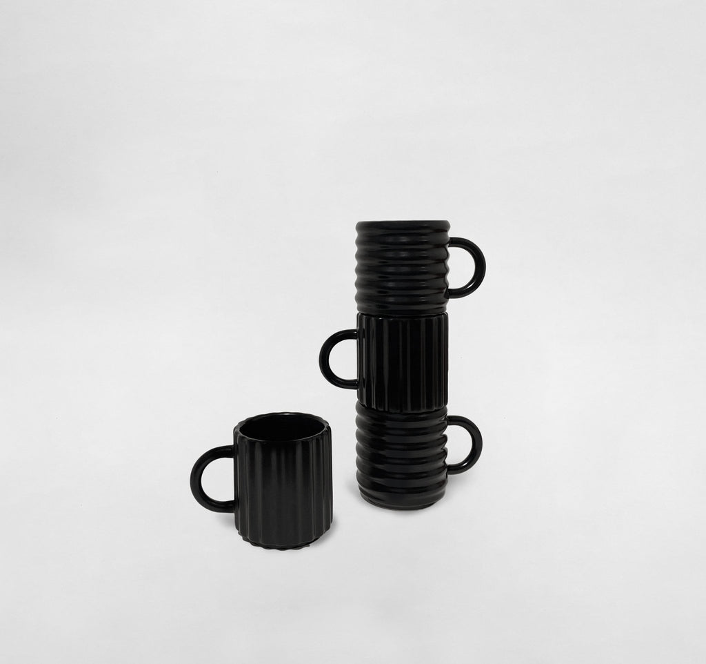 Exclusive Semi Gloss Black Mug Set of 2 - Form&Seek