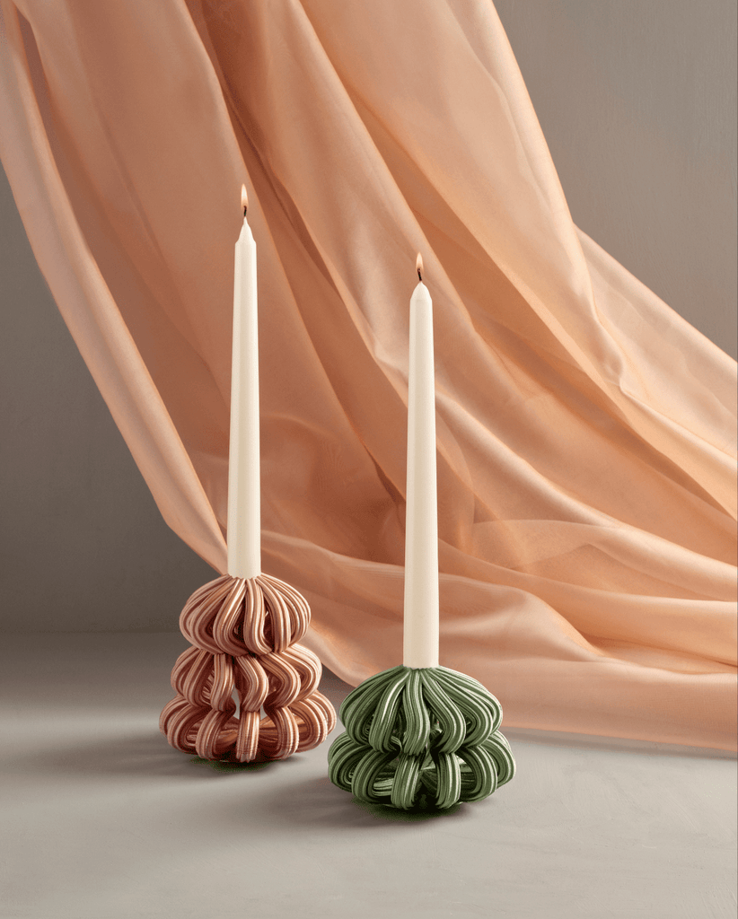 Frosting Loop Candle Holders - Form&Seek