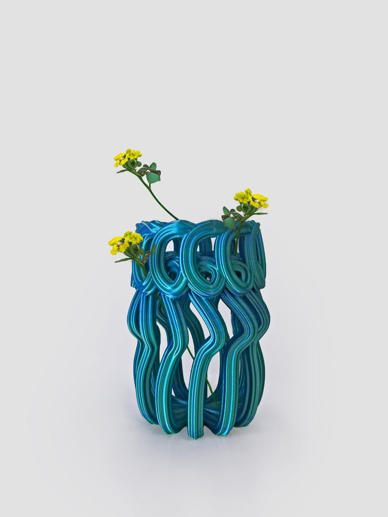 Frosting Vase Blue - Form&Seek