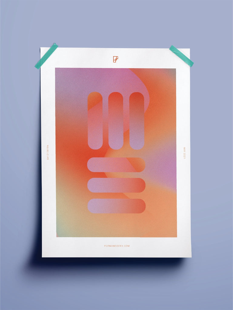 Palette Digital Artwork - Form&Seek