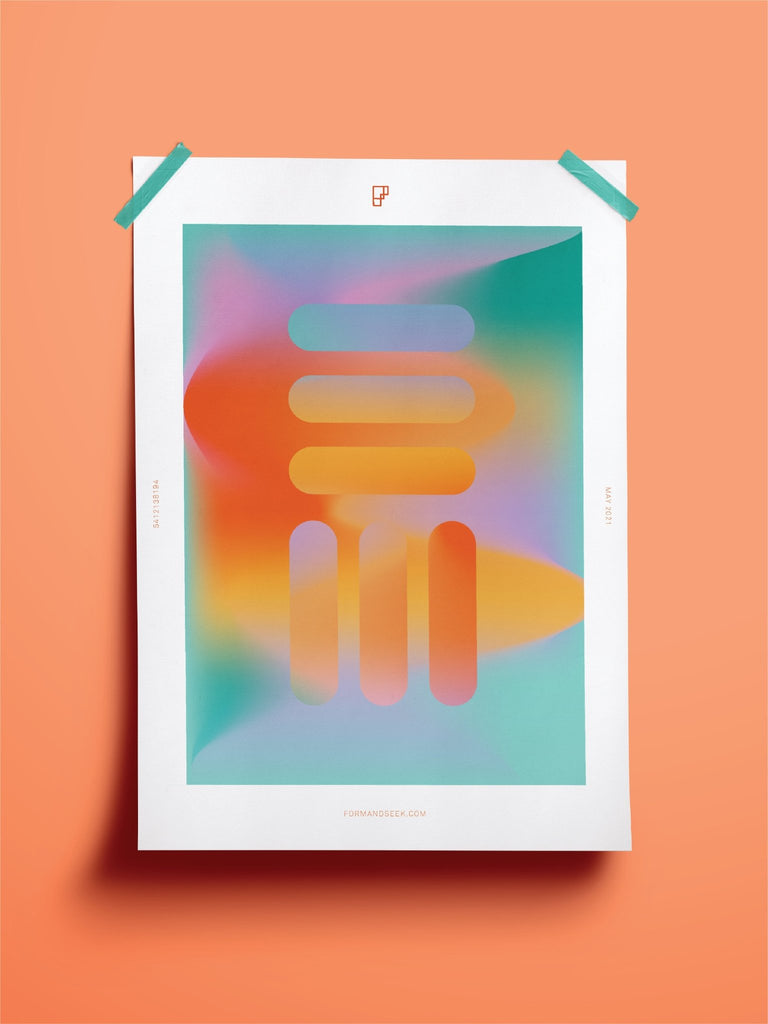 Palette Digital Artwork - Form&Seek