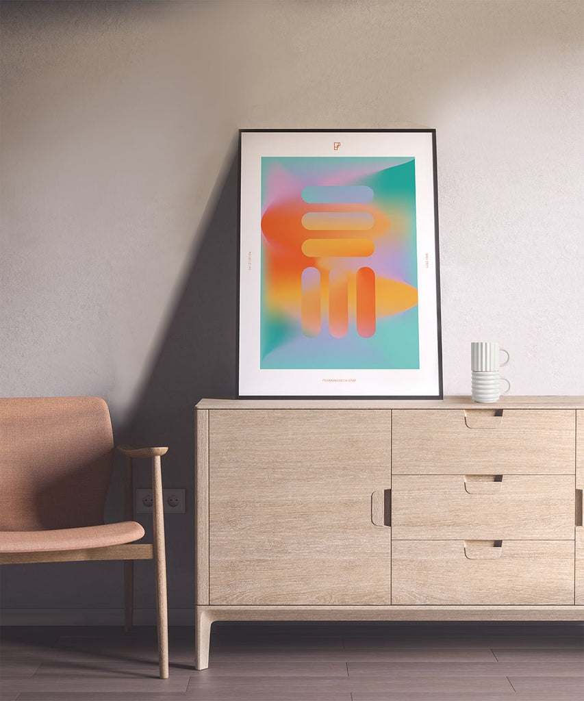 Palette Digital Artwork - Form&Seek