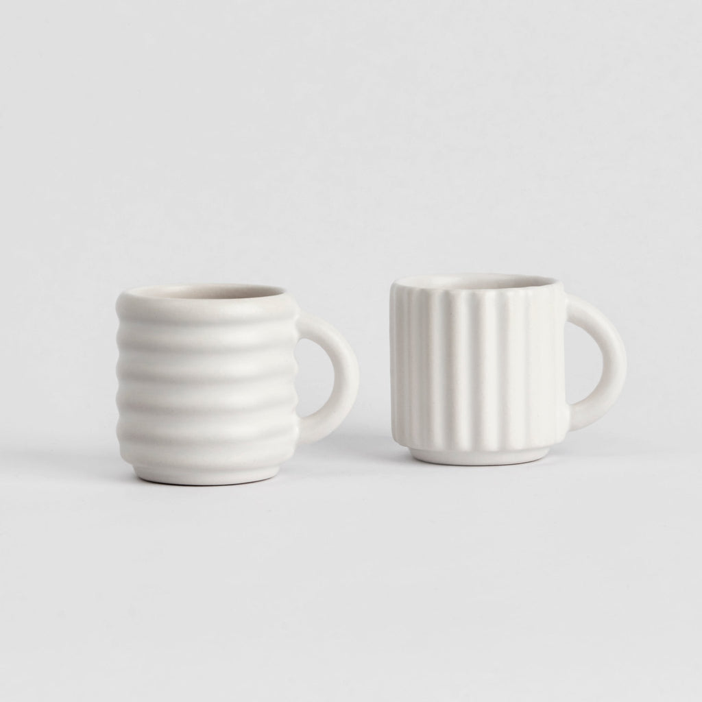 Ripple Espresso Cups Set of 2 - Form&Seek