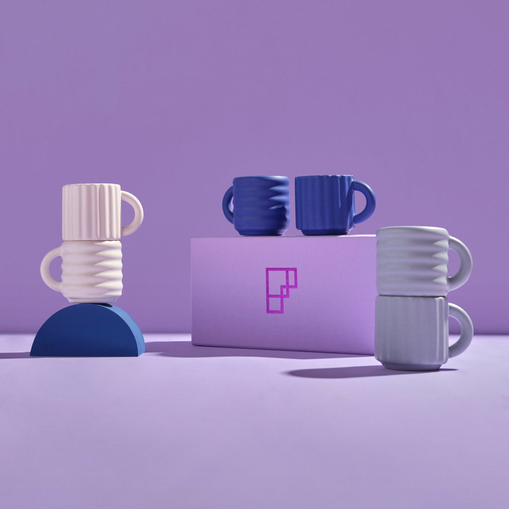 Ripple Espresso Cups Set of 2 - Form&Seek