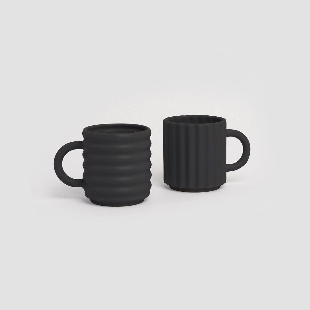 Ripple Mugs Set of 2 - Form&Seek