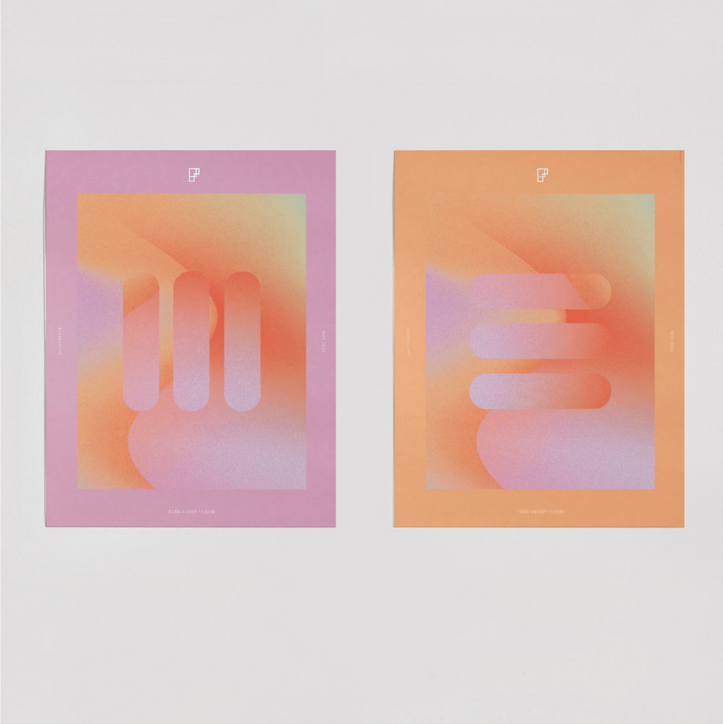 Twins Digital Artwork | Set of 2 - Form&Seek