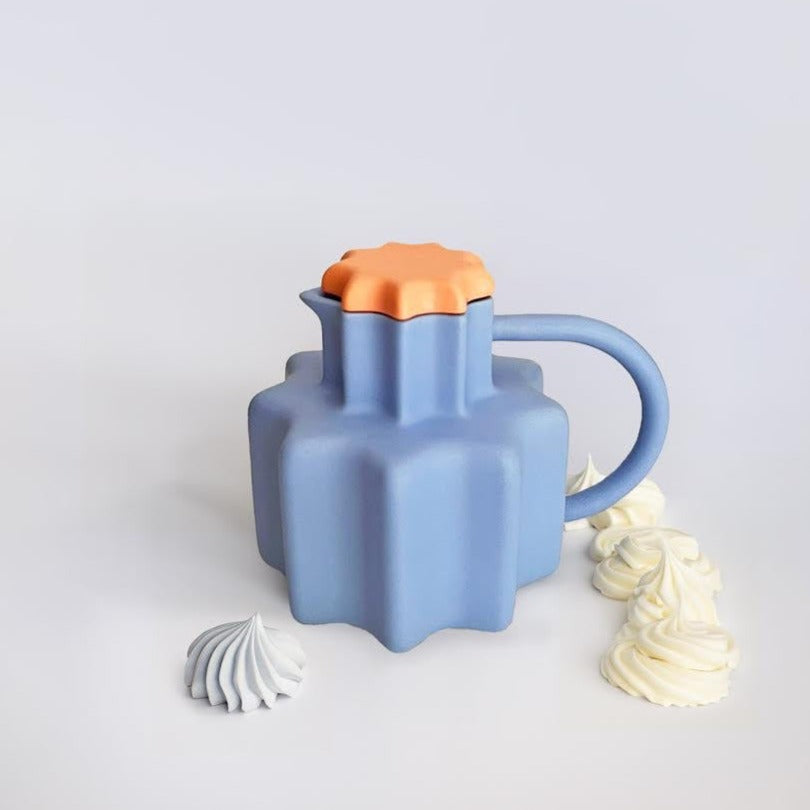 Ceramic designer teapot